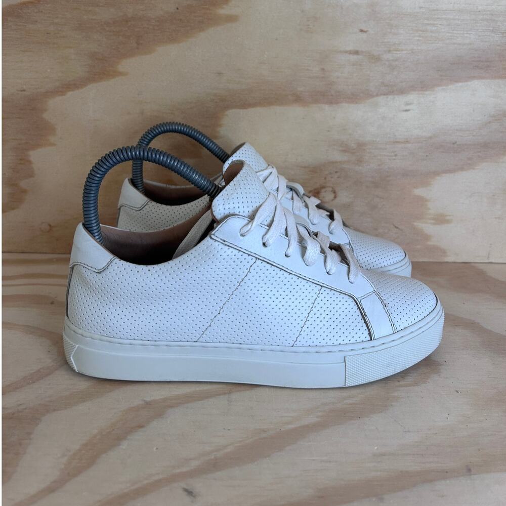 Greats - The Royale Perforated - Leather Sneakers - White - Women's - 6